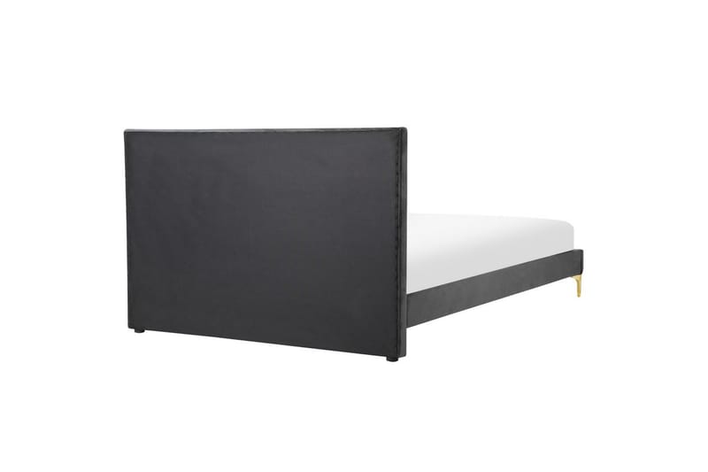 Seng med lamelbund Limoux - Sort, 140x200 cm - Møbler - Senge - Sengeramme & sengestel