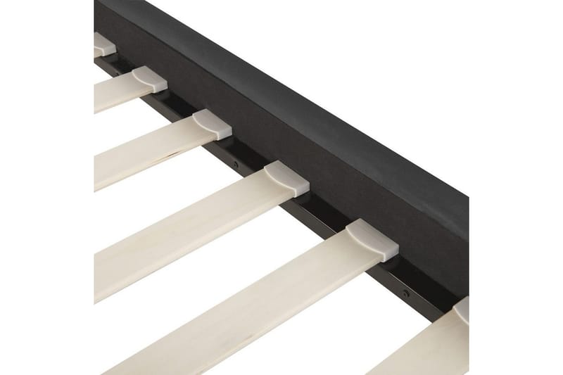 Seng med lamelbund Limoux - Sort, 140x200 cm - Møbler - Senge - Sengeramme & sengestel