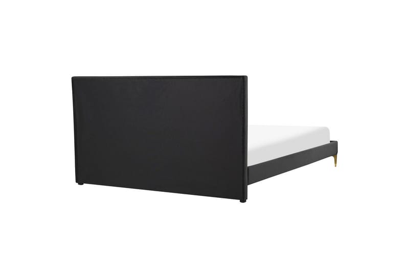 Seng med lamelbund Limoux - Sort, 160x200 cm - Møbler - Senge - Sengeramme & sengestel