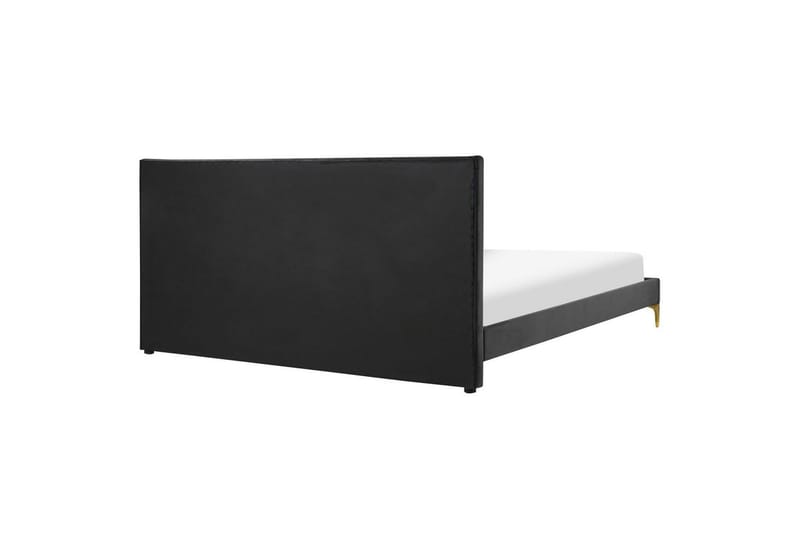 Seng med lamelbund Limoux - Sort, 180x200 cm - Møbler - Senge - Sengeramme & sengestel