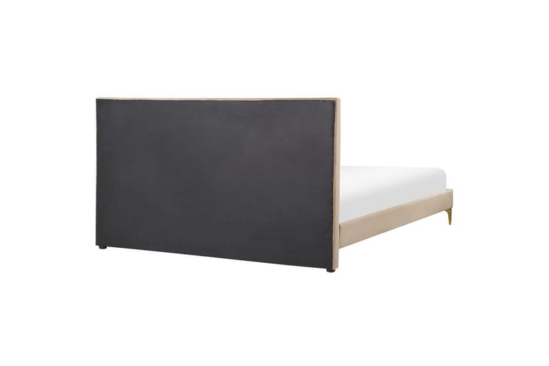 Seng med lamelbund Limoux - Taupe, 160x200 cm - Møbler - Senge - Sengeramme & sengestel