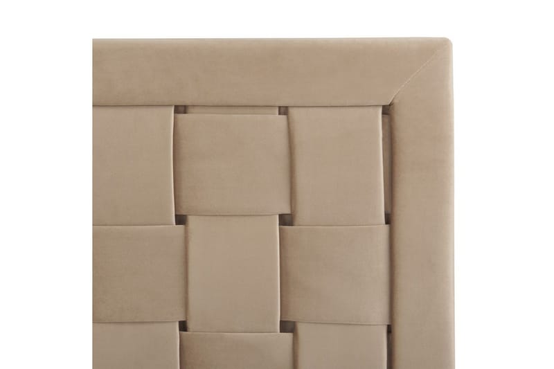 Seng med lamelbund Limoux - Taupe, 160x200 cm - Møbler - Senge - Sengeramme & sengestel