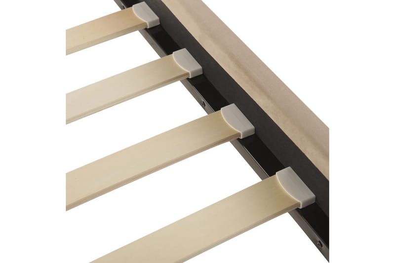 Seng med lamelbund Limoux - Taupe, 180x200 cm - Møbler - Senge - Sengeramme & sengestel