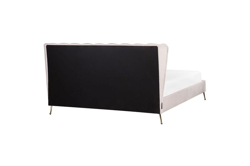 Seng med lamelbund Miribel - Rosa, guld, 180x200 cm - Møbler - Senge - Sengeramme & sengestel