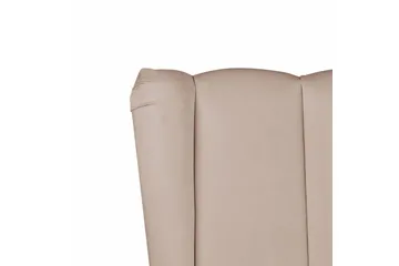 Seng med lamelbund Miribel - Taupe, guld, 160x200 cm - Møbler - Senge - Sengeramme & sengestel