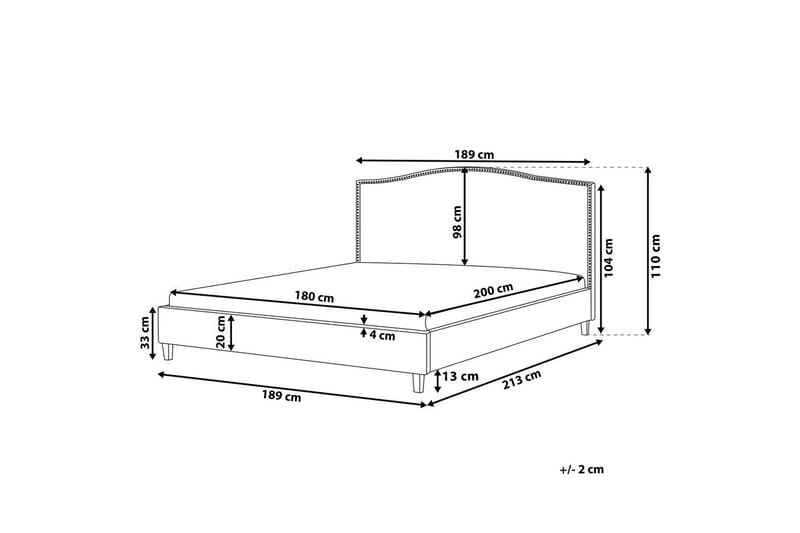 Seng med lamelbund Montpellier - Møbler - Senge - Sengeramme & sengestel