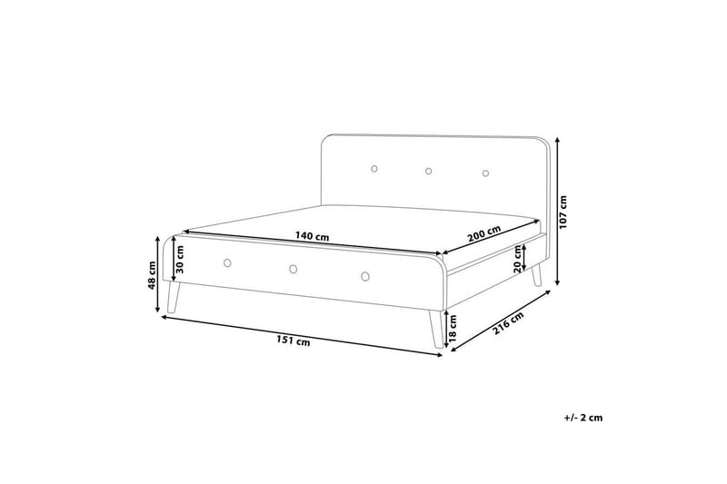 Seng med lamelbund Rennes - Møbler - Senge - Sengeramme & sengestel