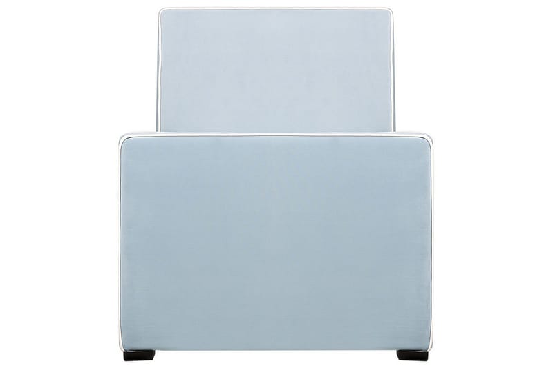 Seng med lamelbund Teenie - Blå, sort - Møbler - Senge - Sengeramme & sengestel