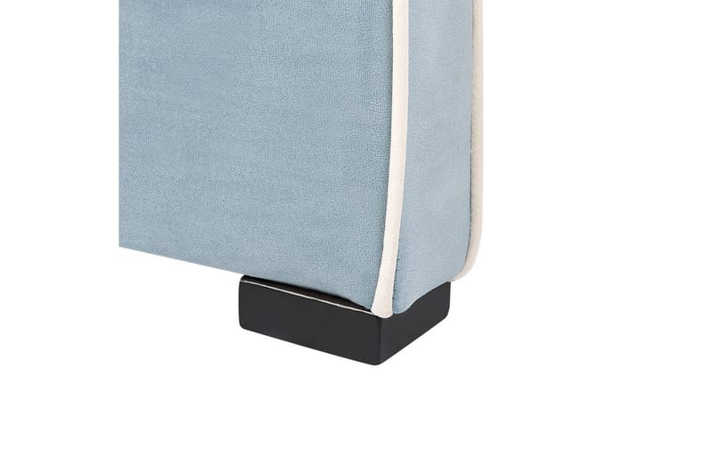 Seng med lamelbund Teenie - Blå, sort - Møbler - Senge - Sengeramme & sengestel