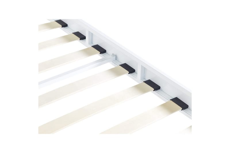 Seng med lamelbund Vaurs - Hvid, 160x200 cm - Møbler - Senge - Sengeramme & sengestel