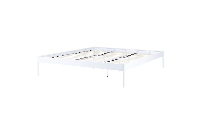 Seng med lamelbund Vaurs, Hvid, 180x200 cm