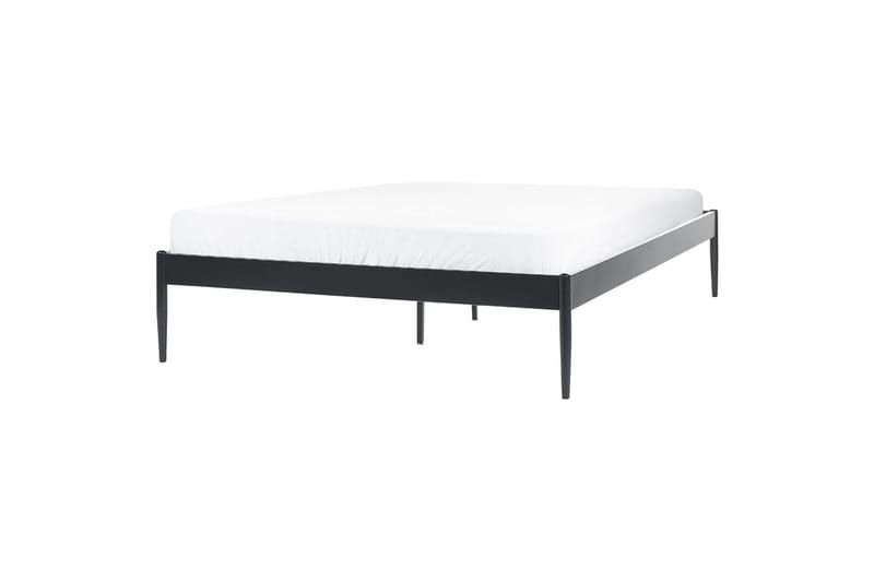 Seng med lamelbund Vaurs - Sort, 140x200 cm - Møbler - Senge - Sengeramme & sengestel