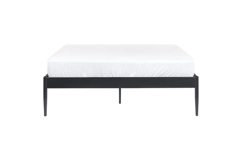 Seng med lamelbund Vaurs - Sort, 140x200 cm - Møbler - Senge - Sengeramme & sengestel