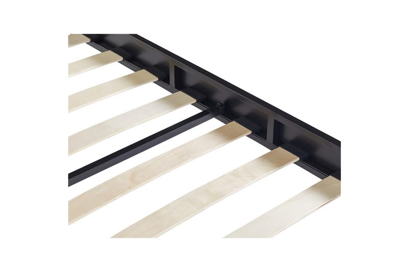 Seng med lamelbund Vaurs - Sort, 160x200 cm - Møbler - Senge - Sengeramme & sengestel