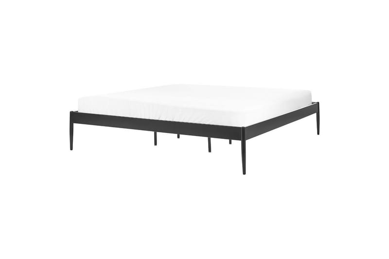 Seng med lamelbund Vaurs - Sort, 180x200 cm - Møbler - Senge - Sengeramme & sengestel