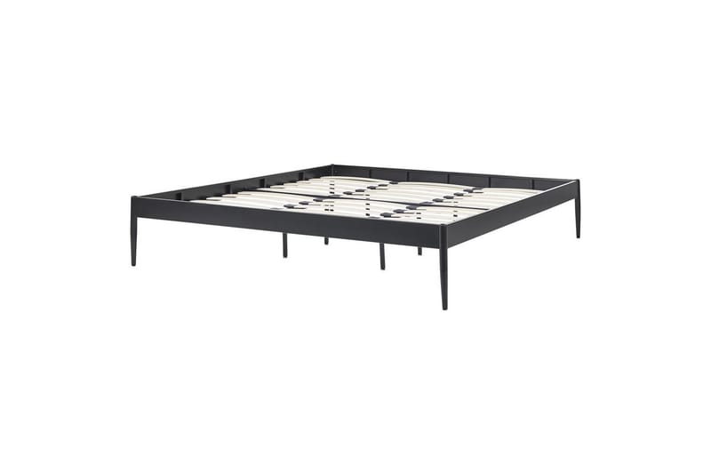 Seng med lamelbund Vaurs - Sort, 180x200 cm - Møbler - Senge - Sengeramme & sengestel