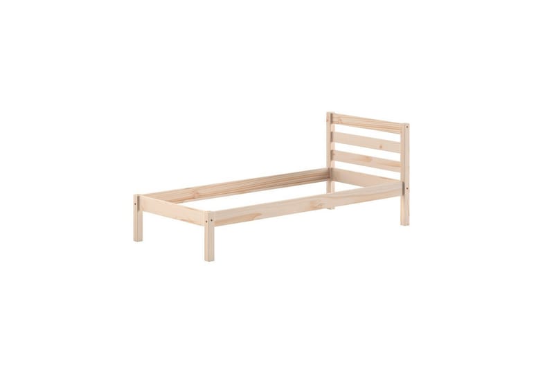 Seng med lamelbund Pino Naturlig - Naturlig - Møbler - Senge - Boxmadras & boxseng