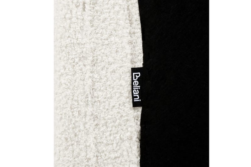 Seng med lamelramme Ambillou - Hvid, Sort, 140x200 cm - Møbler - Senge - Sengeramme & sengestel