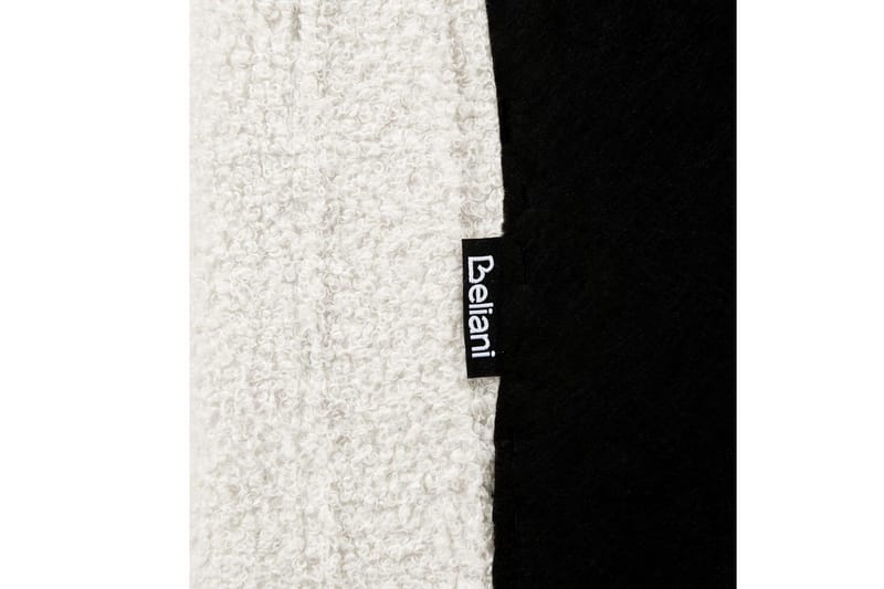 Seng med lamelramme Ambillou - Hvid, Sort, 180x200 cm - Møbler - Senge - Sengeramme & sengestel