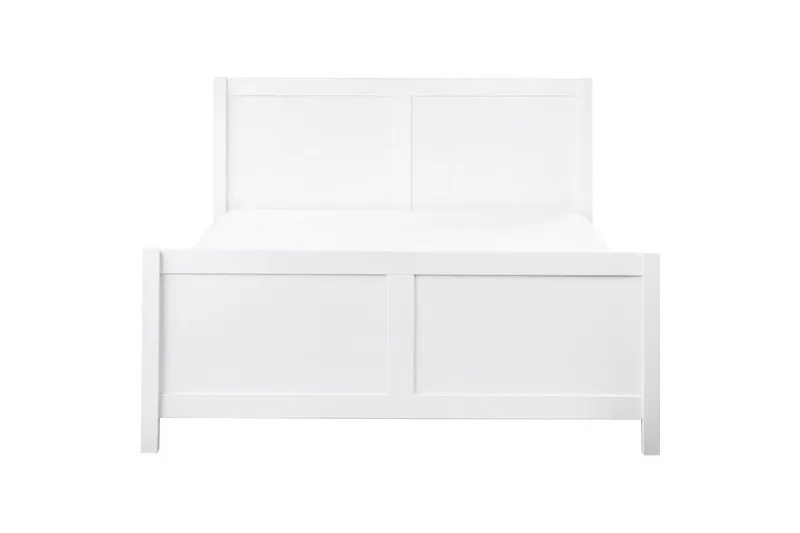 Seng med lamelramme Champagnat - Hvid, 140x200 cm - Møbler - Senge - Sengeramme & sengestel