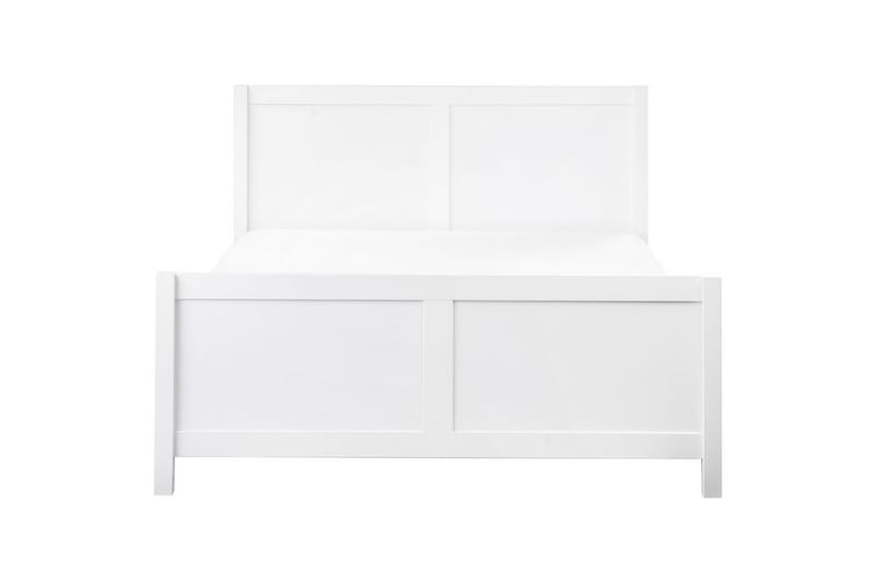 Seng med lamelramme Champagnat - Hvid, 140x200 cm - Møbler - Senge - Sengeramme & sengestel