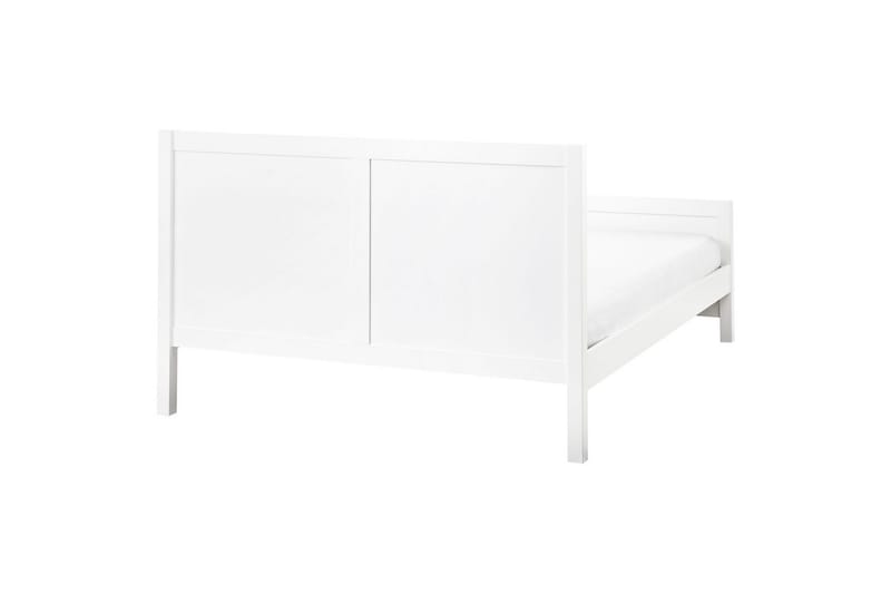 Seng med lamelramme Champagnat - Hvid, 140x200 cm - Møbler - Senge - Sengeramme & sengestel