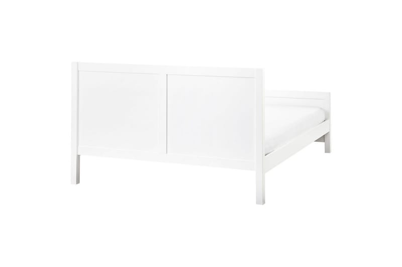 Seng med lamelramme Champagnat - Hvid, 160x200 cm - Møbler - Senge - Sengeramme & sengestel