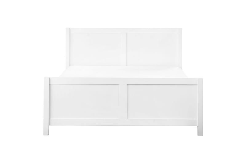 Seng med lamelramme Champagnat - Hvid, 160x200 cm - Møbler - Senge - Sengeramme & sengestel