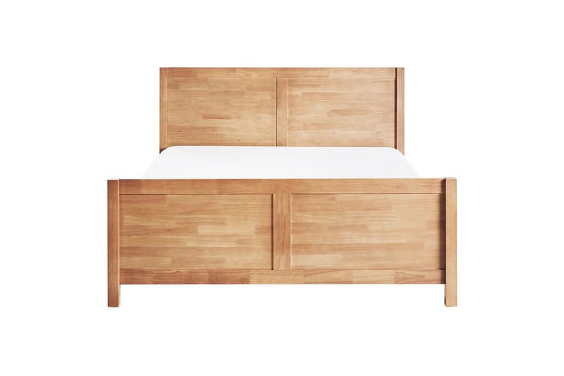 Seng med lamelramme Champagnat - Lyst træ, 140x200 cm - Møbler - Senge - Sengeramme & sengestel