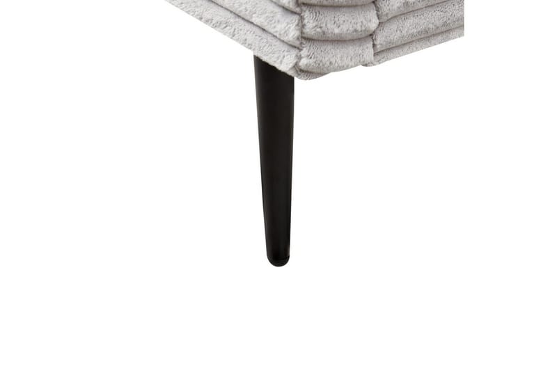 Seng med lamelramme Flayat - Grå, sort, 180x200 cm - Møbler - Senge - Sengeramme & sengestel