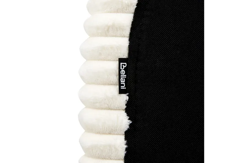 Seng med lamelramme Flayat - Hvid, Sort, 140x200 cm - Møbler - Senge - Sengeramme & sengestel