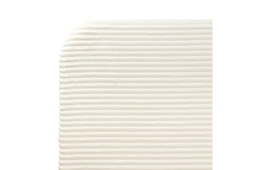 Seng med lamelramme Flayat - Hvid, Sort, 180x200 cm - Møbler - Senge - Sengeramme & sengestel
