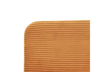 Seng med lamelramme Flayat - Orange, sort, 140x200 cm - Møbler - Senge - Sengeramme & sengestel