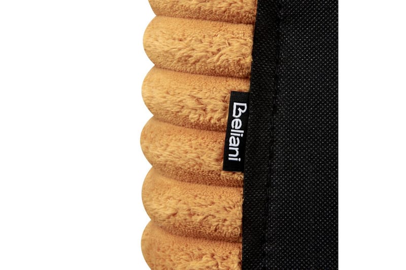 Seng med lamelramme Flayat - Orange, sort, 180x200 cm - Møbler - Senge - Sengeramme & sengestel