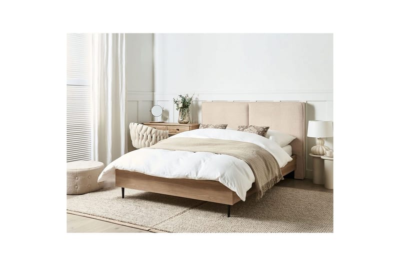 Seng med lamelramme Izernore - 140x200 cm - Møbler - Senge - Sengeramme & sengestel