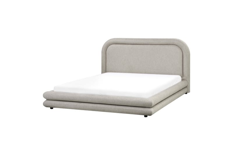 Seng med lamelramme Lavardens, Beige, sort, 160x200 cm