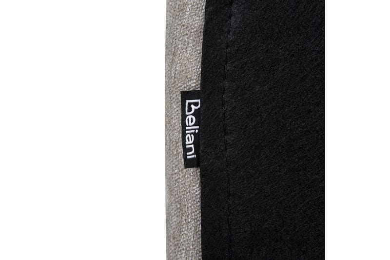 Seng med lamelramme Lavardens - Beige, sort, 160x200 cm - Møbler - Senge - Sengeramme & sengestel