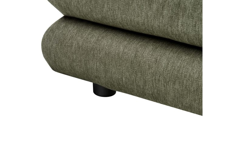 Seng med lamelramme Lavardens - Grøn, Sort, 160x200 cm - Møbler - Senge - Sengeramme & sengestel