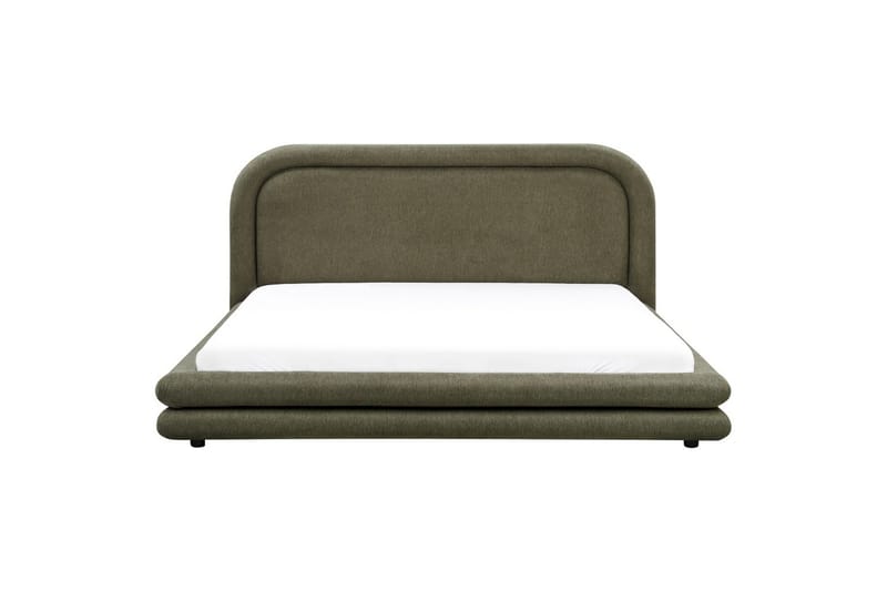 Seng med lamelramme Lavardens - Grøn, Sort, 180x200 cm - Møbler - Senge - Sengeramme & sengestel