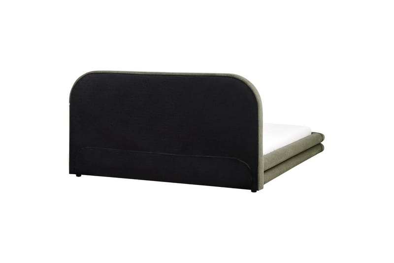 Seng med lamelramme Lavardens - Grøn, Sort, 180x200 cm - Møbler - Senge - Sengeramme & sengestel