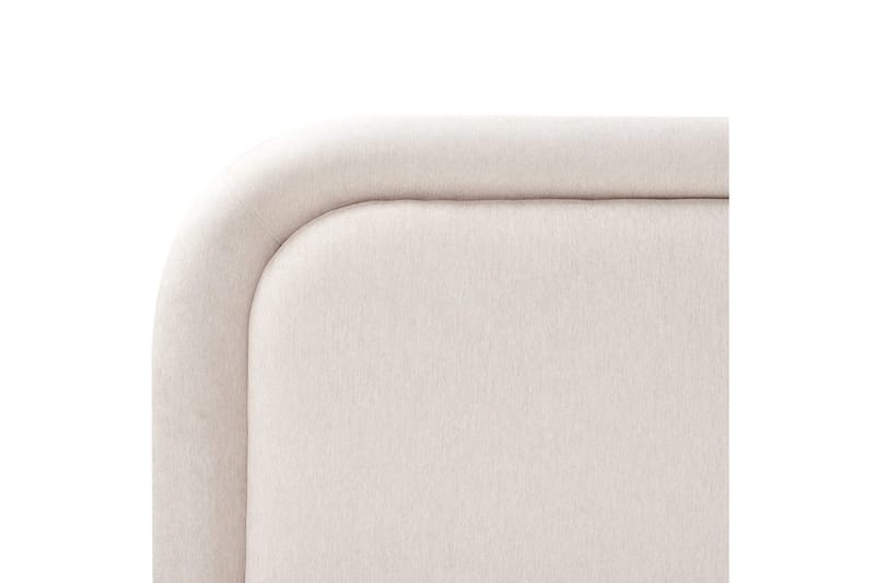 Seng med lamelramme Lavardens - Lys beige, sort, 180x200 cm - Møbler - Senge - Sengeramme & sengestel