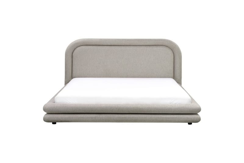 Seng med lamelramme Lavardens - Taupe, sort, 180x200 cm - Møbler - Senge - Sengeramme & sengestel