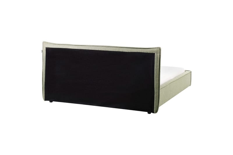 Seng med lamelramme Lestre - Grøn, sort, 160x200 cm - Møbler - Senge - Sengeramme & sengestel