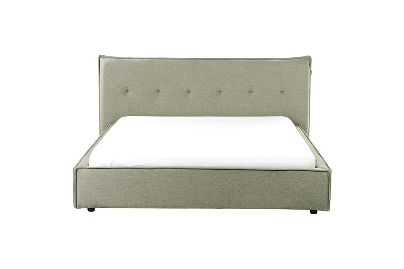 Seng med lamelramme Lestre - Grøn, sort, 160x200 cm - Møbler - Senge - Sengeramme & sengestel