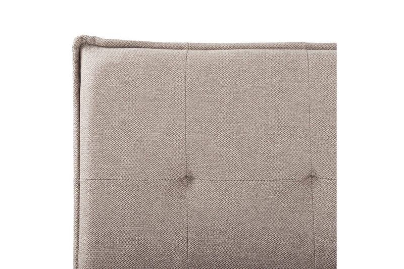 Seng med lamelramme Lestre - Taupe, sort, 160x200 cm - Møbler - Senge - Sengeramme & sengestel