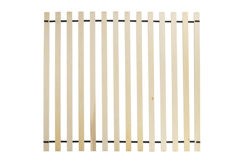 Seng med lamelramme Lestre - Taupe, sort, 160x200 cm - Møbler - Senge - Sengeramme & sengestel