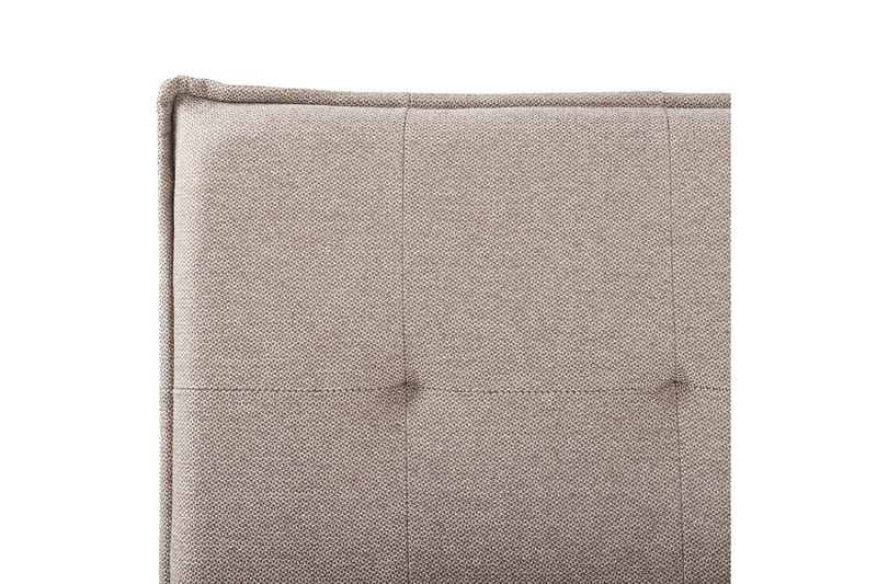 Seng med lamelramme Lestre - Taupe, sort, 180x200 cm - Møbler - Senge - Sengeramme & sengestel