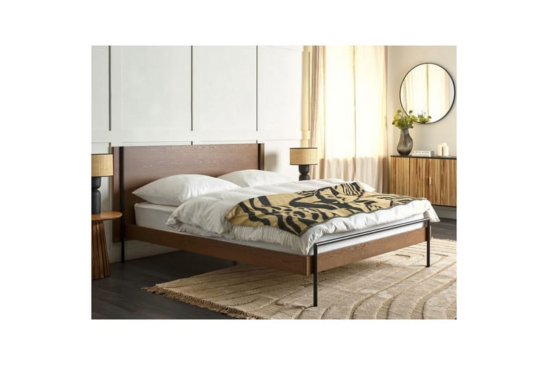 Seng med lamelramme Libermont - 160x200 cm - Møbler - Senge - Sengeramme & sengestel