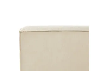 Seng med lamelramme Linards - Beige/Fløjl, Beige/fløjl, 180x200 cm - Møbler - Senge - Sengeramme & sengestel