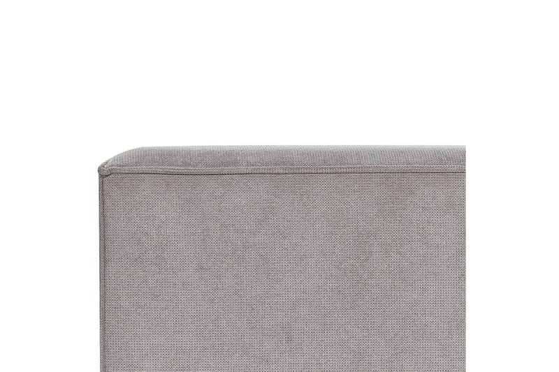 Seng med lamelramme Linards - Grå/Polyester, 160x200 cm - Møbler - Senge - Sengeramme & sengestel